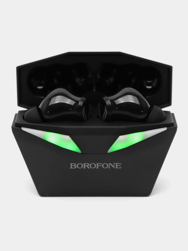 Наушники беспроводные Borofone BW24, вакуумные, TWS, микрофон, BT5.3, 30/250 мАч, чёрные