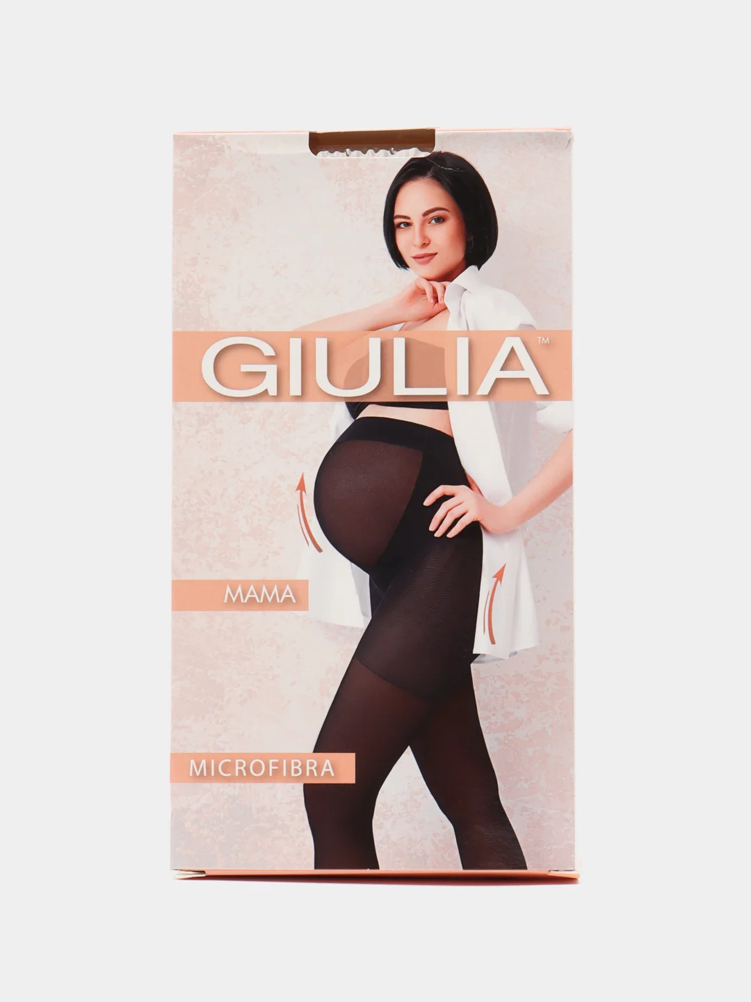 Черный колготки для беременных Giulia MAMA MICRO 50