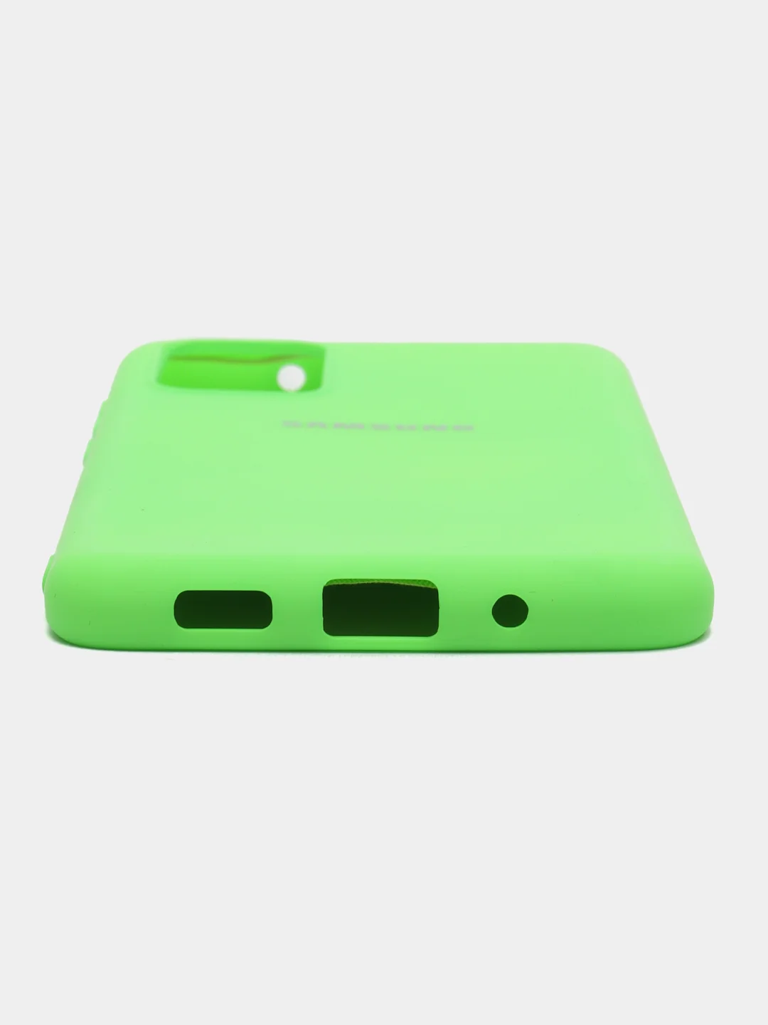 Желтый чехол Soft-touch для Samsung S20 Plus