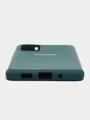 Желтый чехол Soft-touch для Samsung S20 Plus