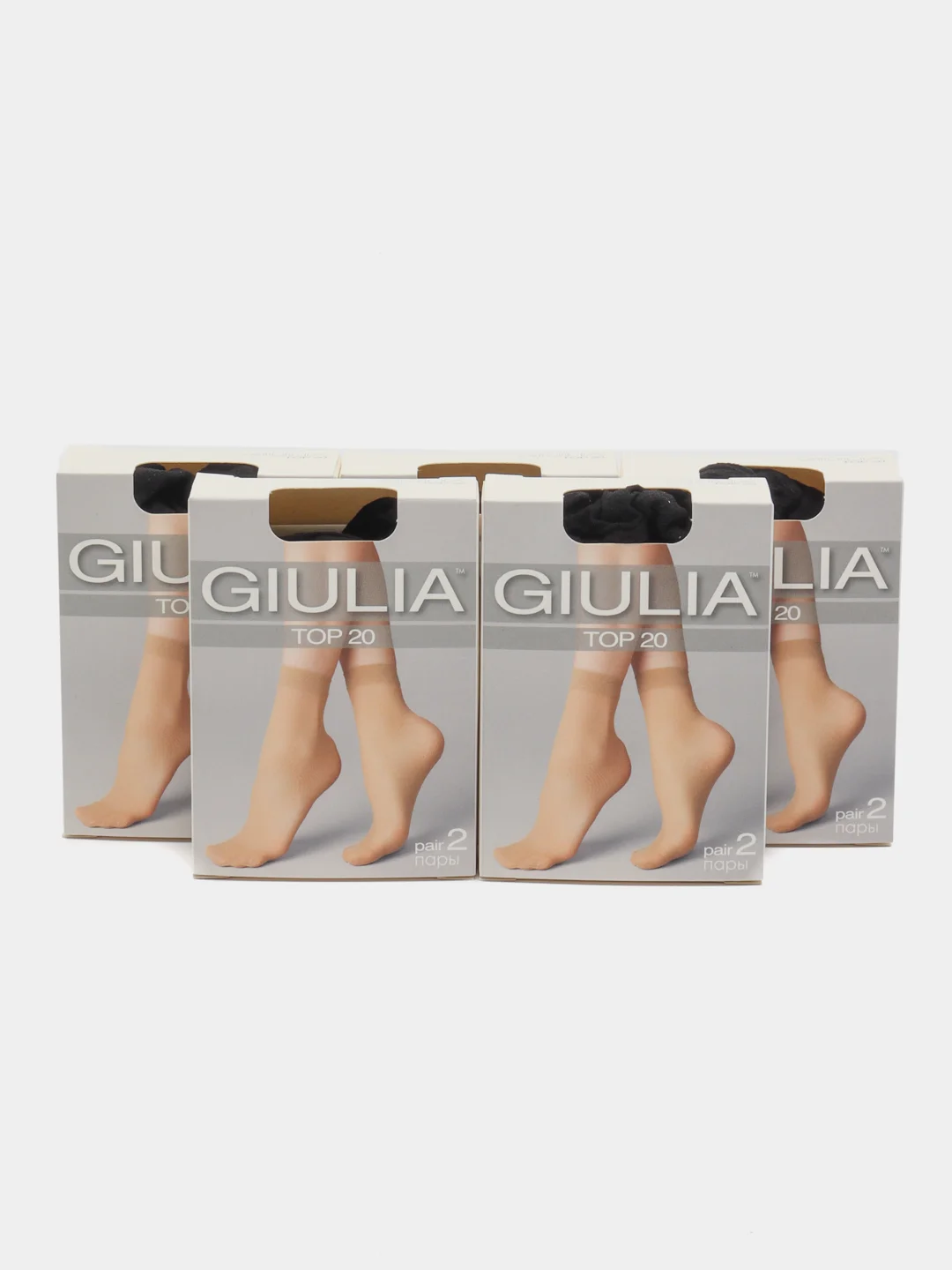 Черный носки женские Giulia TOP 20 (10 п) 10 пар