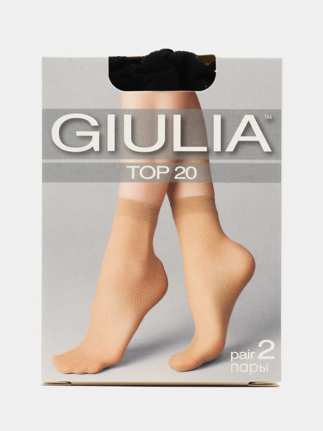 Черный носки женские Giulia TOP 20 (10 п) 10 пар