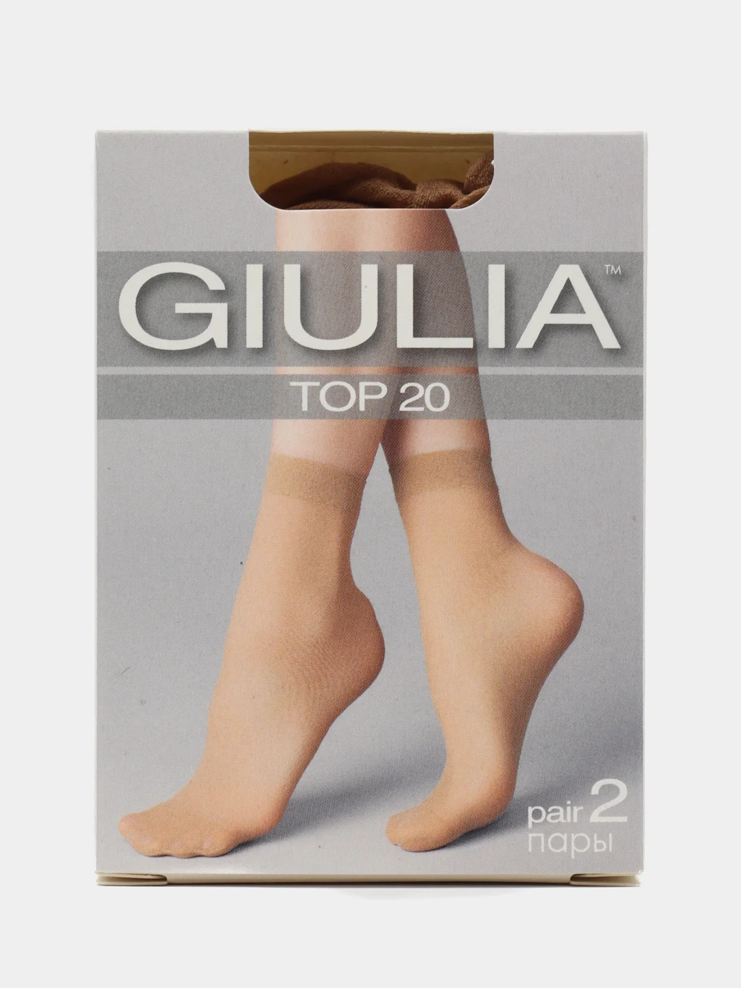 Карамельный носки женские Giulia TOP 20 (6 п) 6 пар