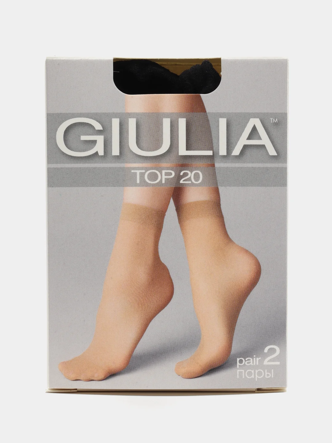 Разноцветный носки женские Giulia TOP 20 (6 п) 6 пар