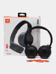 Черный беспроводные наушники накладные Bluetooth JBL Tune 520BT