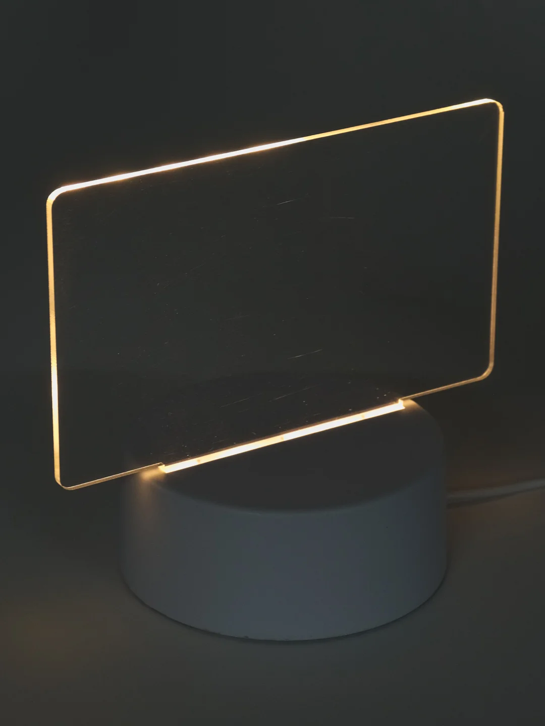 Светодиодная доска для рисования, с LED подсветкой, ночник для рисования, подарок
