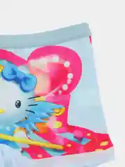 Голубой трусы и майки для девочек. Комплект трусов (шортики) и маек для девочек
