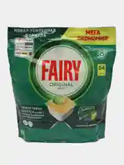 FAIRY All in 1, капсулы для мытья посуды для посудомоечных машин, Лимон, 84 шт