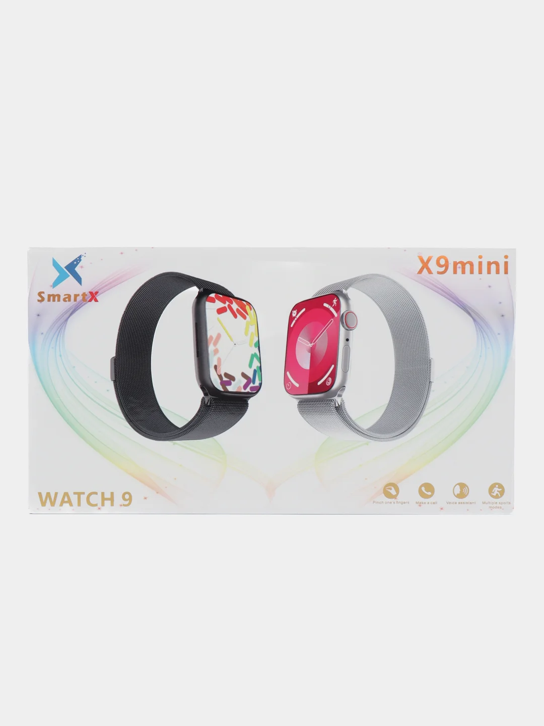 Золотой смарт часы 9 серии 45/41 мм, Smart Watch 9 серии
