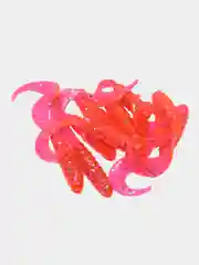 Розовый силиконовая приманка (США) 10 и 100 шт, Curl Tail Grub, рыболовный силикон твистер