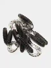 Прозрачный силиконовая приманка (США) 10 и 100 шт, Curl Tail Grub, рыболовный силикон твистер