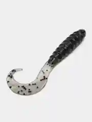 Прозрачный силиконовая приманка (США) 10 и 100 шт, Curl Tail Grub, рыболовный силикон твистер