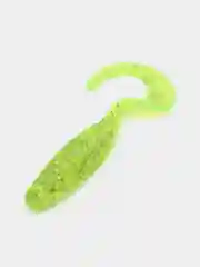 Лимонный силиконовая приманка (США) 10 и 100 шт, Curl Tail Grub, рыболовный силикон твистер
