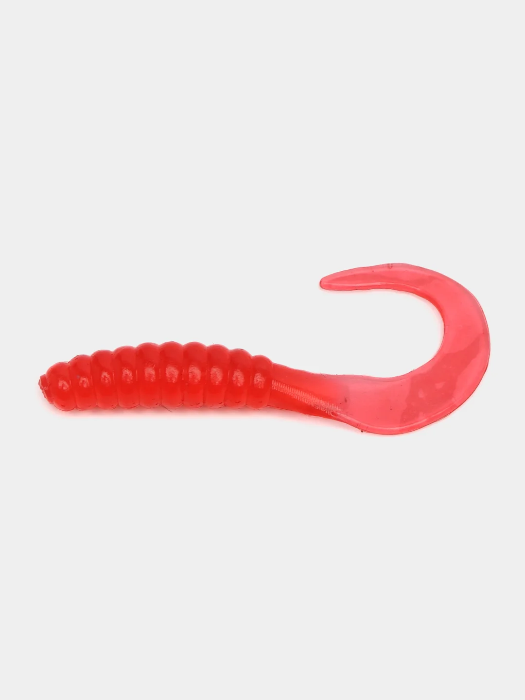 Красный силиконовая приманка (США) 10 и 100 шт, Curl Tail Grub, рыболовный силикон твистер