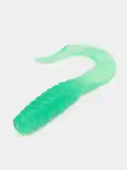 Зеленый силиконовая приманка (США) 10 и 100 шт, Curl Tail Grub, рыболовный силикон твистер