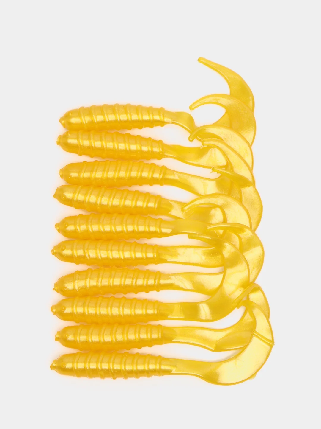 Бронзовый силиконовая приманка (США) 10 и 100 шт, Curl Tail Grub, рыболовный силикон твистер