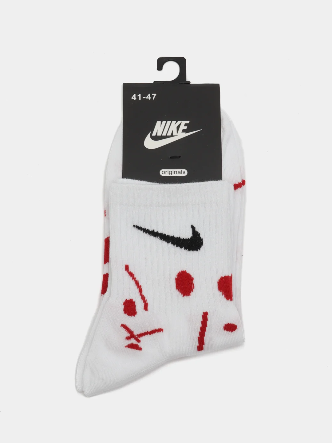 Красный носки Nike, унсекс, длиные