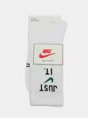 Белый носки Nike, унисекс, длинные