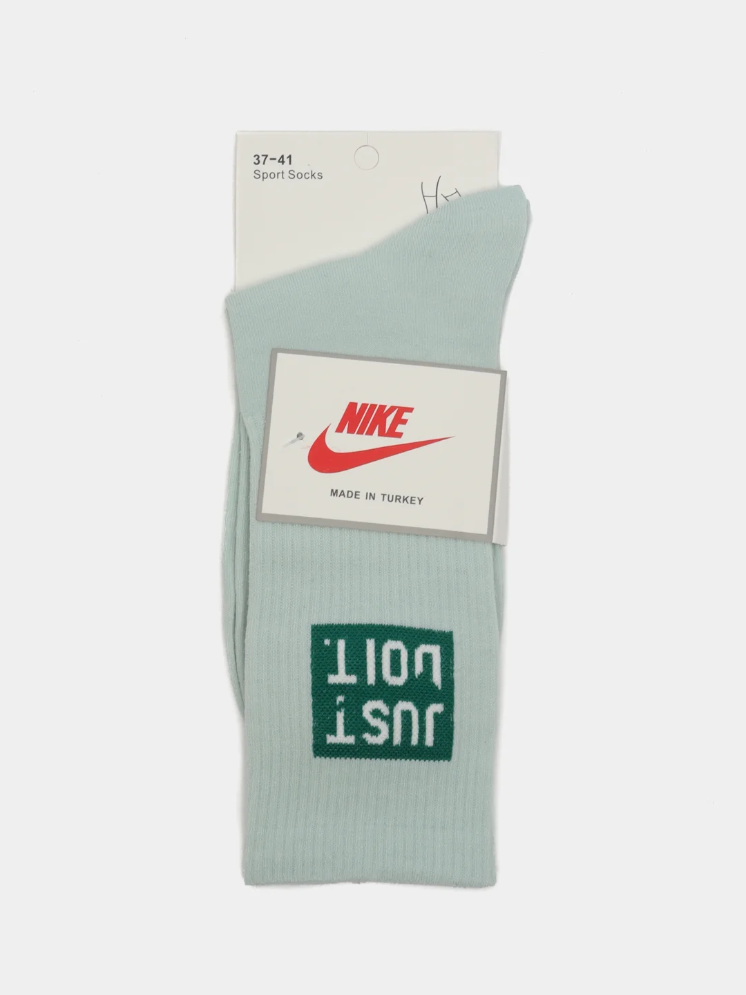 Зеленый носки Nike, унисекс, длинные