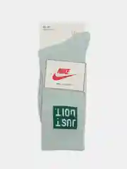 Зеленый носки Nike, унисекс, длинные