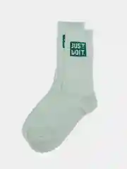 Зеленый носки Nike, унисекс, длинные