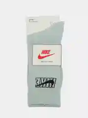 Салатовый носки Nike, унисекс, длинные