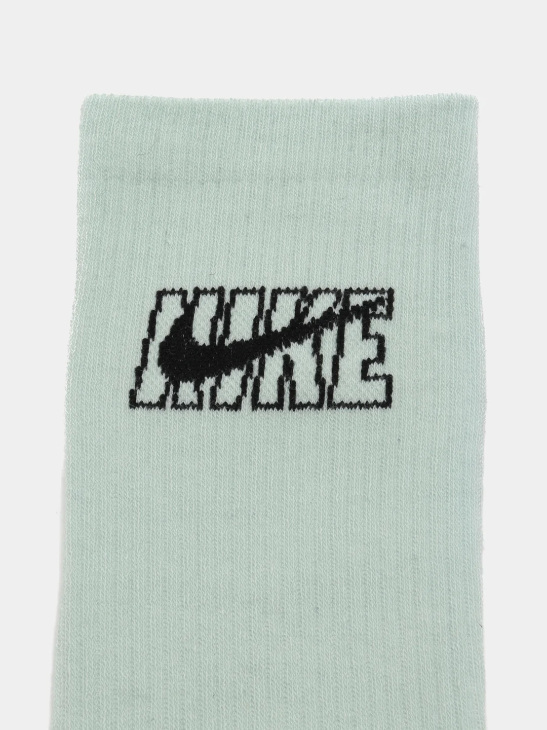 Салатовый носки Nike, унисекс, длинные