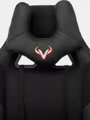 Черный кресло компьютерное игровое "Бюрократ" Zombie Viking 4 Aero