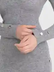 Серый платье женское обтягивающее