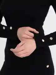 Черный платье женское обтягивающее
