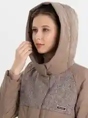 Коричневый куртка, ветровка женская весна-осень