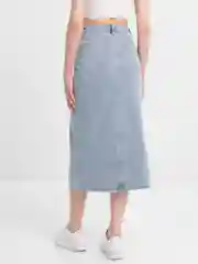 Женская юбка, джинсовая