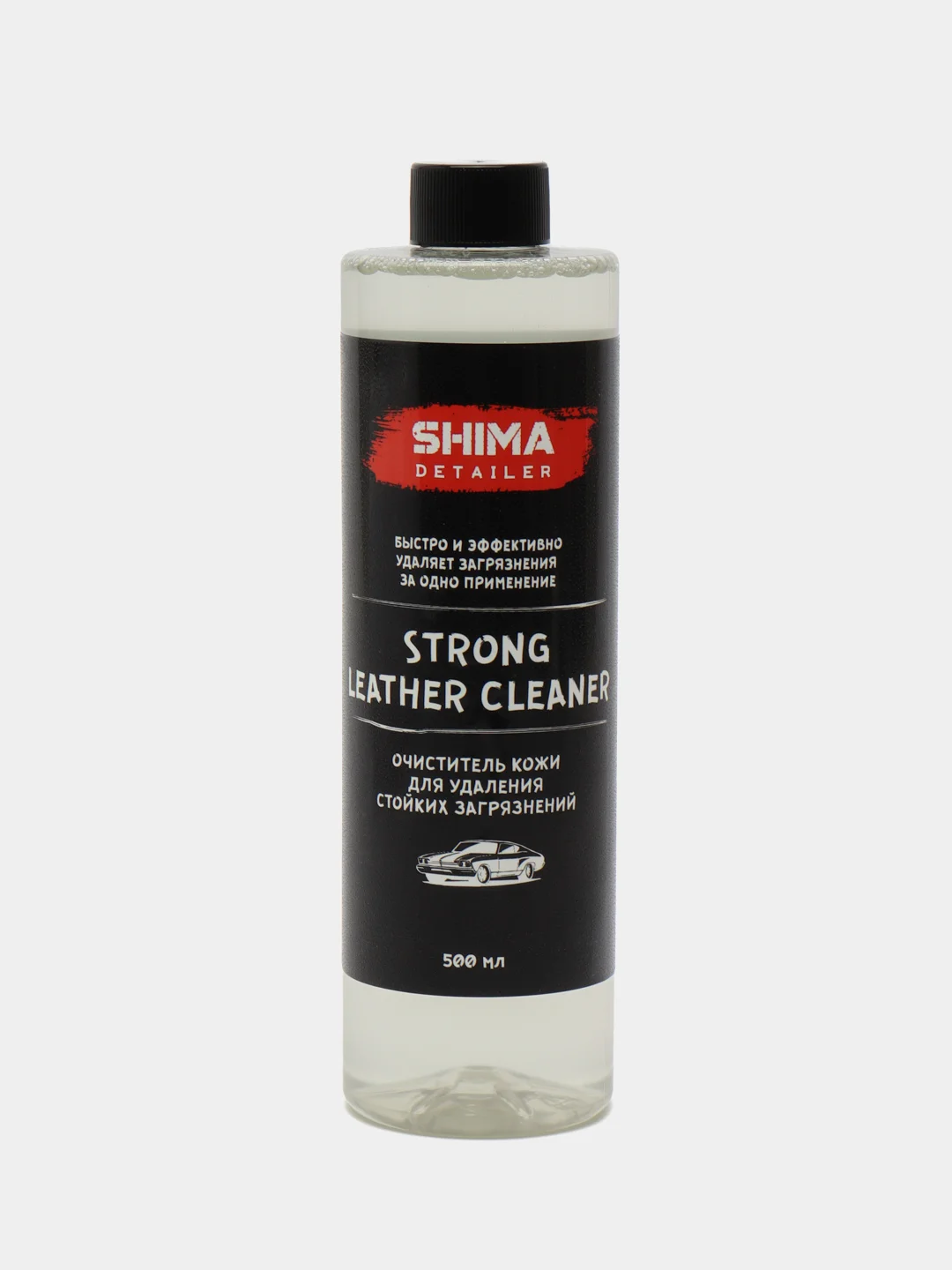 Очиститель кожи для удаления стойких загрязнений STRONG LEATHER CLEANER SHIMA DETAILER