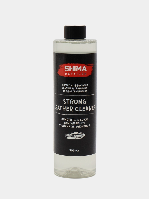 Очиститель кожи для удаления стойких загрязнений STRONG LEATHER CLEANER SHIMA DETAILER