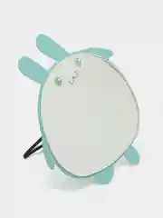 Белый зеркало косметическое настольное для макияжа