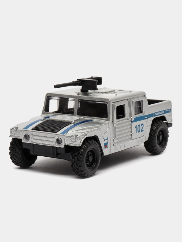 Металлическая модель Hummer H2. Полиция инерционная