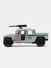 Металлическая модель Hummer H2. Полиция инерционная