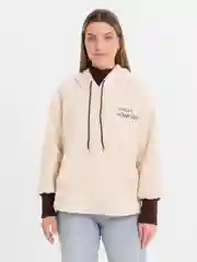Бежевый женское худи