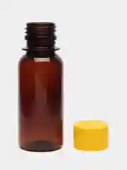 Бутылочка ПВХ коричневая, с крышкой  75ml
