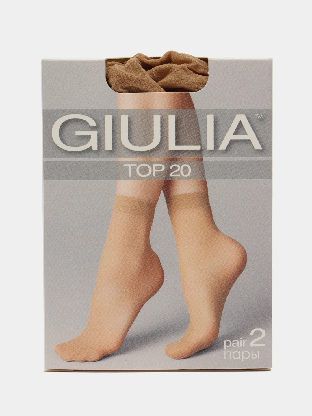 Карамельный носки женские Giulia TOP 20 (20 п) 20 пар