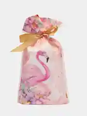 Коралловый новогодние подарочные пакеты для небольших подарков с ушками с лентой в садик 23 февраля