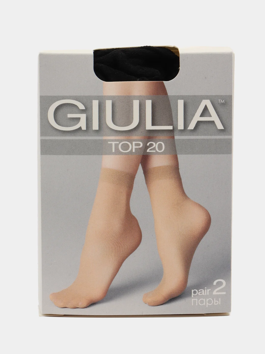 Черный носки женские Giulia TOP 20 (6 п) 6 пар