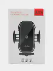 Черный автомобильный держатель телефона A5S, с беспроводной зарядкой и сенсорным датчиком
