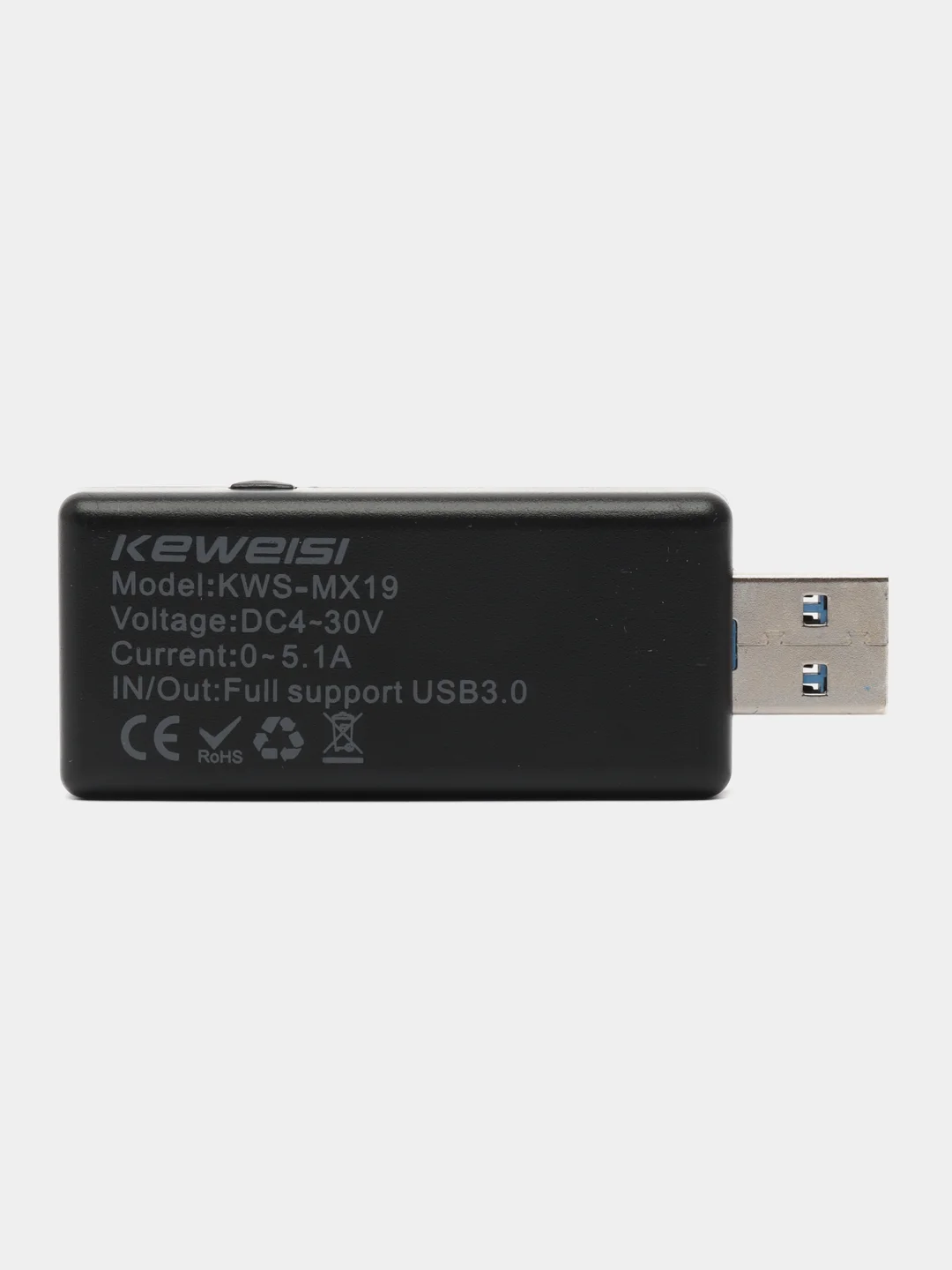USB тестер KEWEISI KWS-MX19 ЧЕРНЫЙ