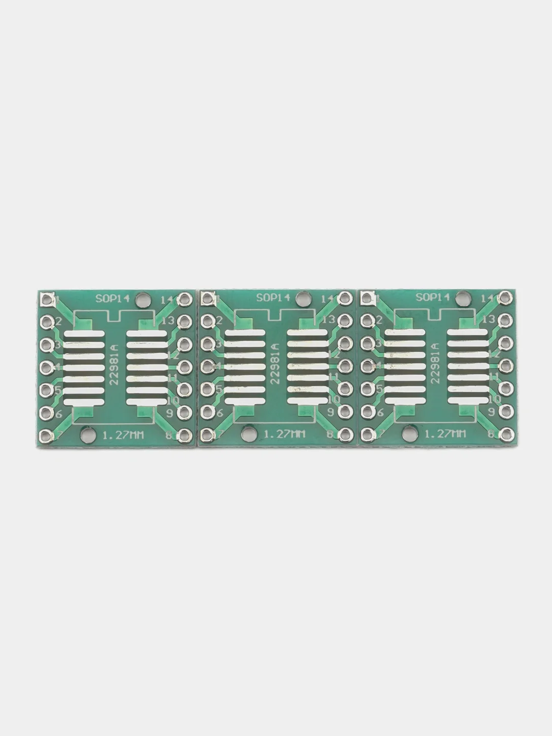 3 штуки Плата макетная SOIC-14 / SSOP-14