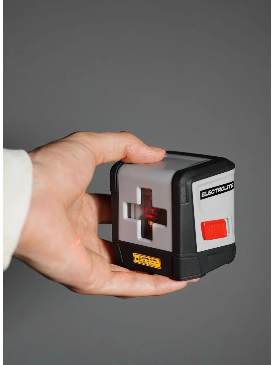 Лазерный уровень ELECTROLITE Л 2К (20 м,красный луч, 635 нм, погрешность 0,3 мм/м, верт/гориз)