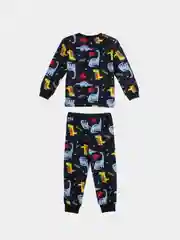 Синий хлопковая пижама для мальчика, рост 92-110 см, 2-5 лет, 6 расцветок