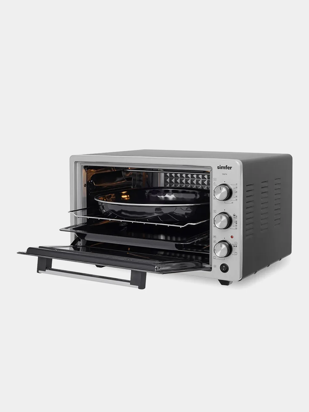 Мини-печь Simfer M4274, 6 режимов, конвекция, двойное стекло