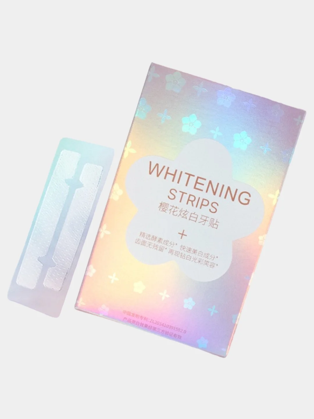 Вишнёвый отбеливающие полоски для зубов Whitening Strips, 1 или 7 пар