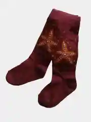 Багровый колготки детские с принтом, для мальчиков, для девочек